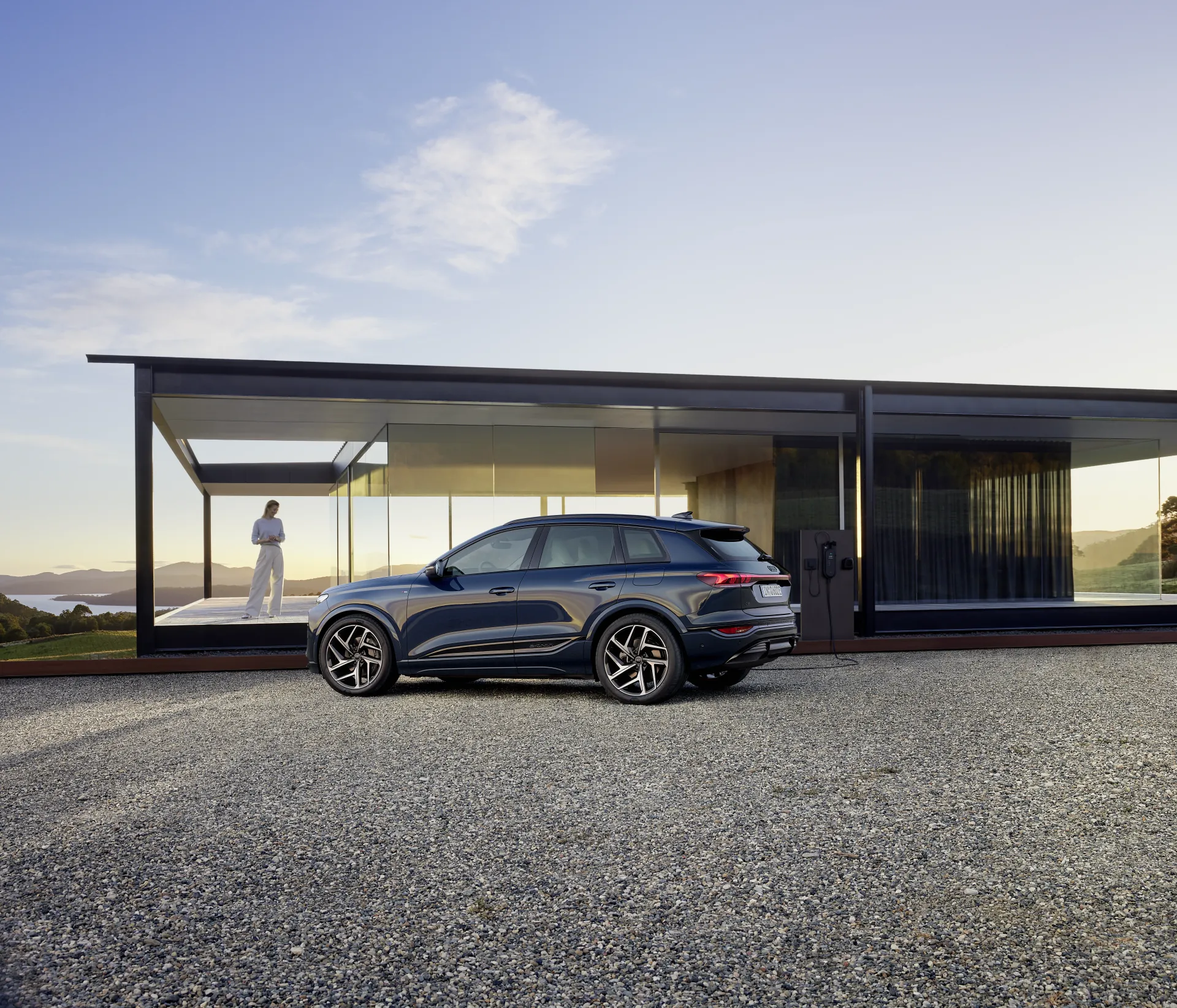 Audi Q6 e-tron thiết kế ngoại thất